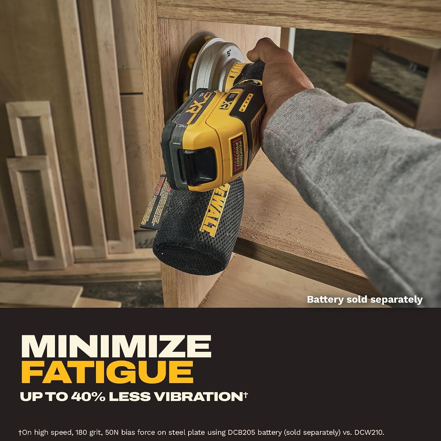 image:imageDEWALT Sander 20V MAX XR 5 in Random Orbital Sander Cordless DCW211B