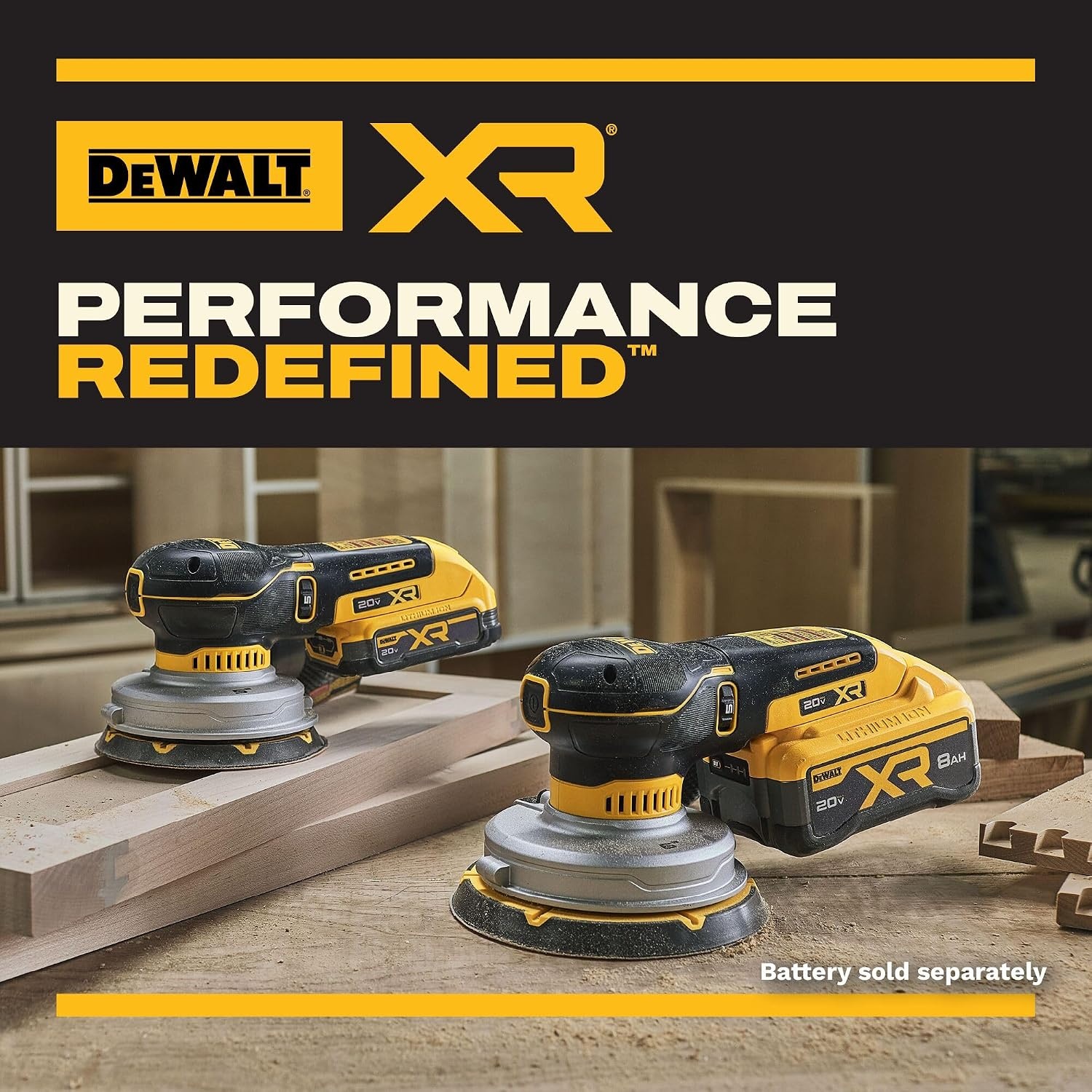image:imageDEWALT Sander 20V MAX XR 5 in Random Orbital Sander Cordless DCW211B