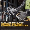 DEWALT 1-1/8 in. Compact ZoomLock MAX MaxiPro ACR Press Jaw (DCE217118)