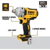 DEWALT 20V MAX 1/2 and 3/8 in. Cordless Impact Wrench Combo (DCK206D1P1)