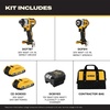 DEWALT 20V MAX Cordless Impact Driver and Impact Wrench Combo (DCK242D2)
