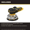 DEWALT Sander, 20V MAX XR 5 in Random Orbital Sander, Cordless (DCW211B)