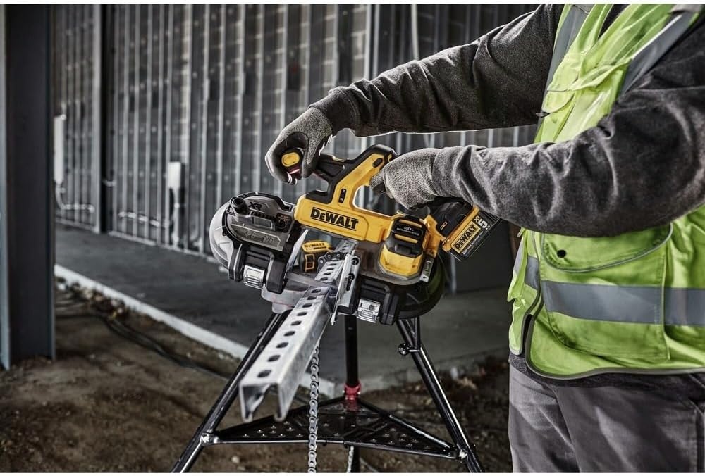 image:imageDEWALT 20V MAX XR Dual Trigger Bandsaw Brushless Motor Portable and Cordless 338 Inch Cut Capacity Bare Tool Only DCS379BBare Tool Only