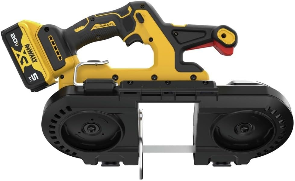 image:imageDEWALT 20V MAX XR Dual Trigger Bandsaw Brushless Motor Portable and Cordless 338 Inch Cut Capacity Bare Tool Only DCS379BKit with Battery