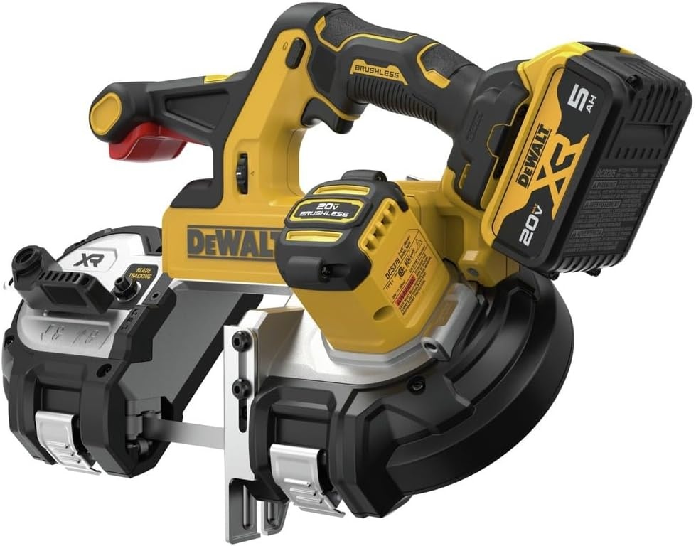 image:imageDEWALT 20V MAX XR Dual Trigger Bandsaw Brushless Motor Portable and Cordless 338 Inch Cut Capacity Bare Tool Only DCS379BKit with Battery