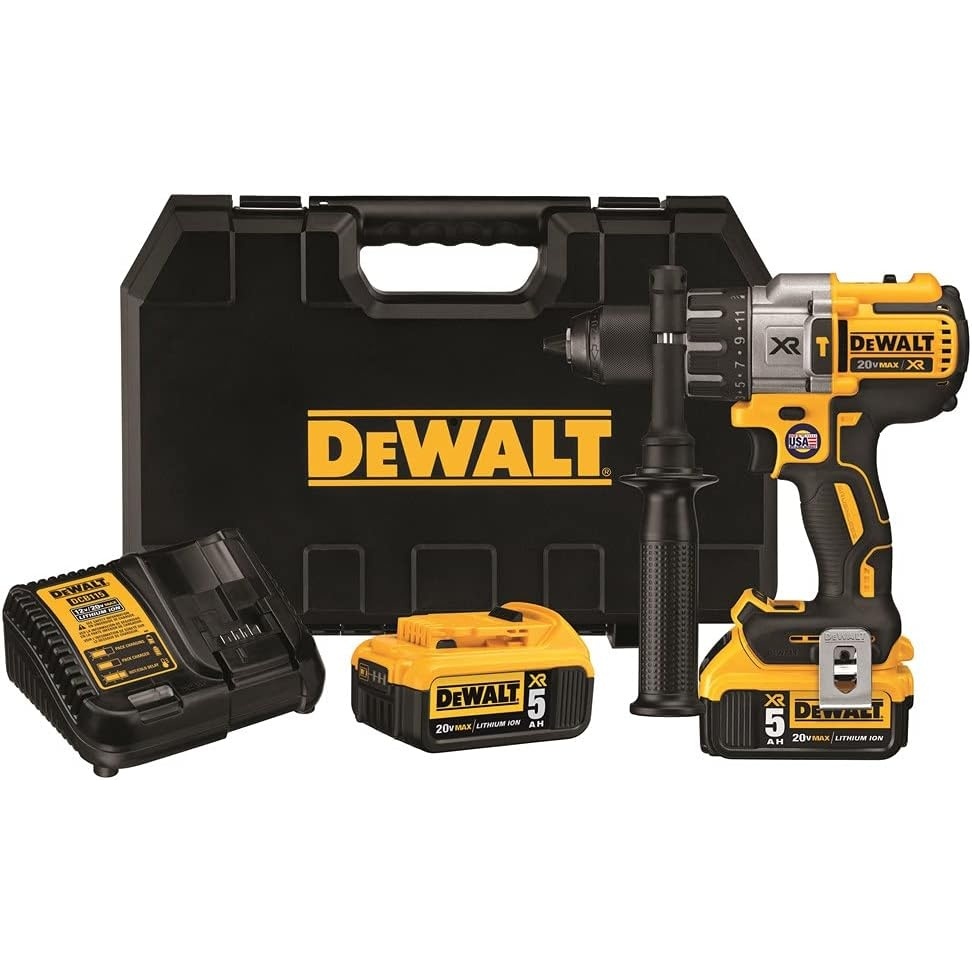 image:imageDEWALT 20V MAX XR Hammer Drill Kit Brushless 3Speed Cordless DCD996P2Hammer Drill Kit Only