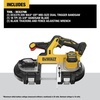 DEWALT 20V MAX XR Dual Trigger Bandsaw, Brushless Motor, Portable and Cordless, 3-3/8 Inch Cut Capacity, Bare Tool Only (DCS379B)(Bare Tool Only)