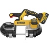 DEWALT 20V MAX XR Dual Trigger Bandsaw, Brushless Motor, Portable and Cordless, 3-3/8 Inch Cut Capacity, Bare Tool Only (DCS379B)(Kit with Battery)