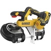 DEWALT 20V MAX XR Dual Trigger Bandsaw, Brushless Motor, Portable and Cordless, 3-3/8 Inch Cut Capacity, Bare Tool Only (DCS379B)(Kit with Battery)